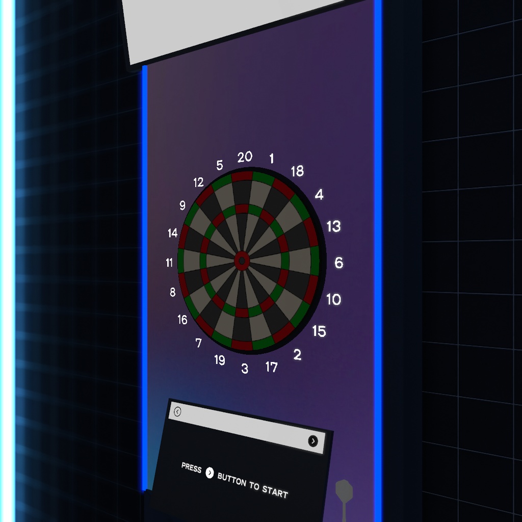 クレセントダーツ Crecent Darts【VRChatワールドギミック】