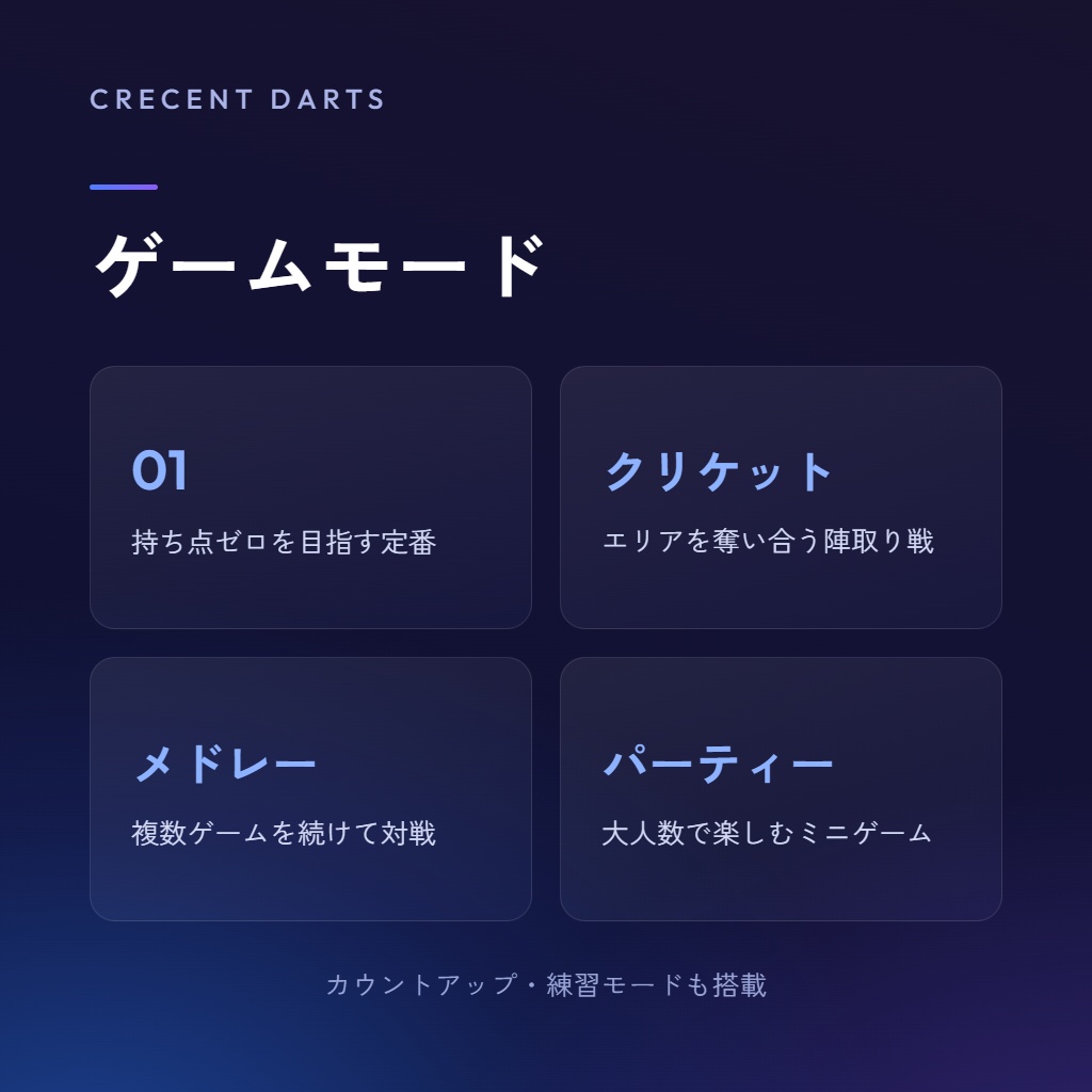 クレセントダーツ Crecent Darts【VRChatワールドギミック】