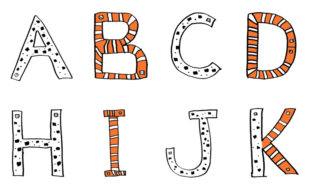 アルファベットトート〜ちんあなごもじ〜