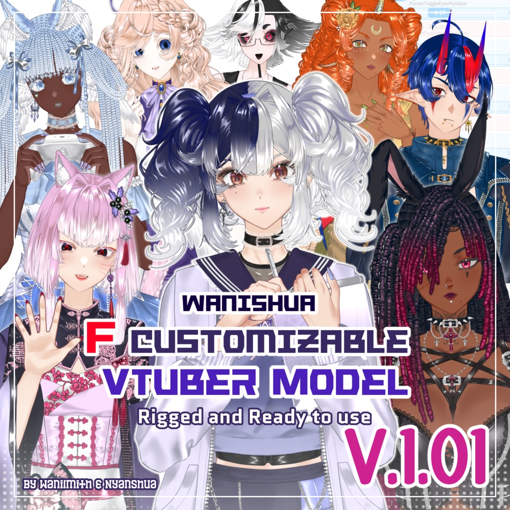 WaniShua F Customizable Live2D Model [VTube Studio]