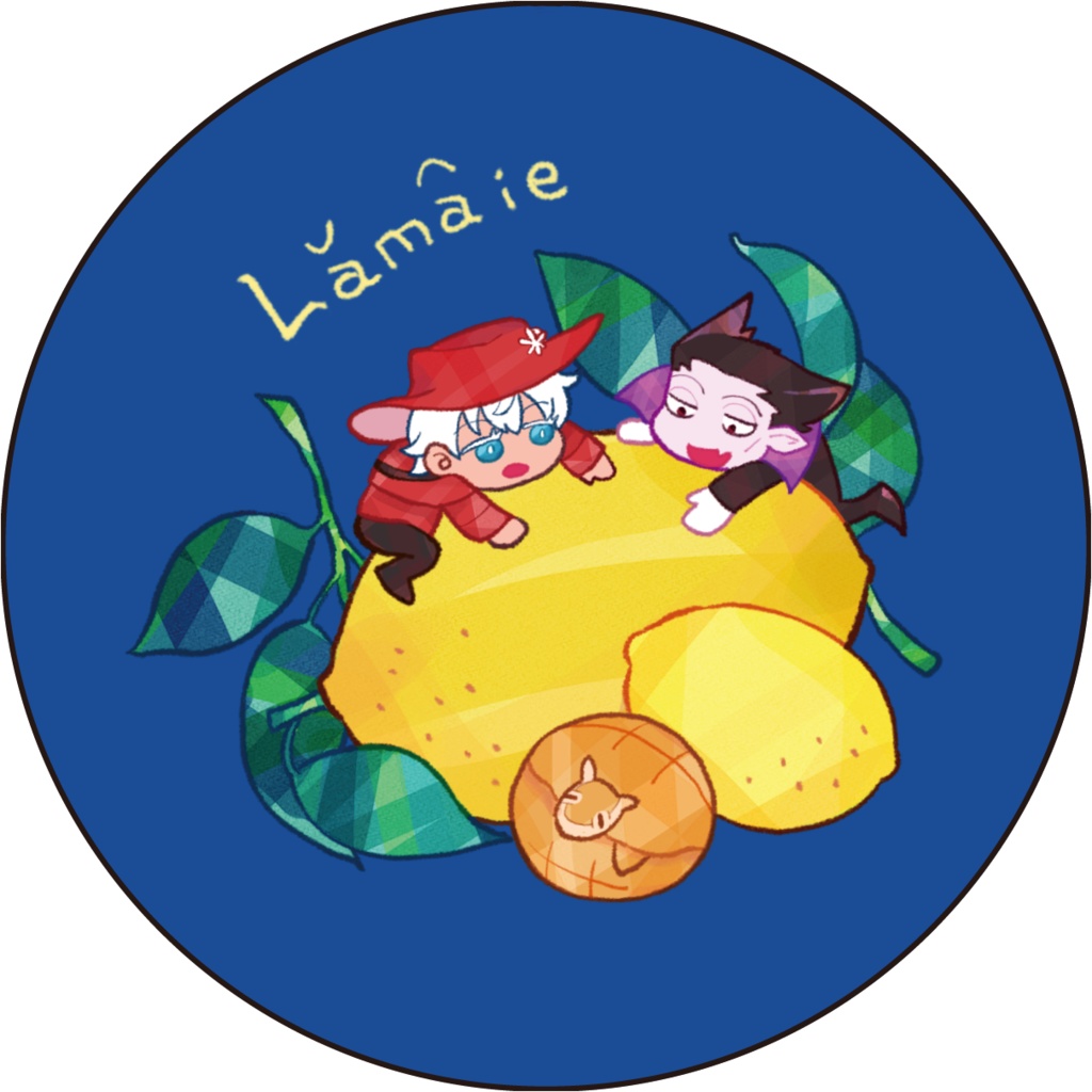 【展示】ミラー缶バッチ