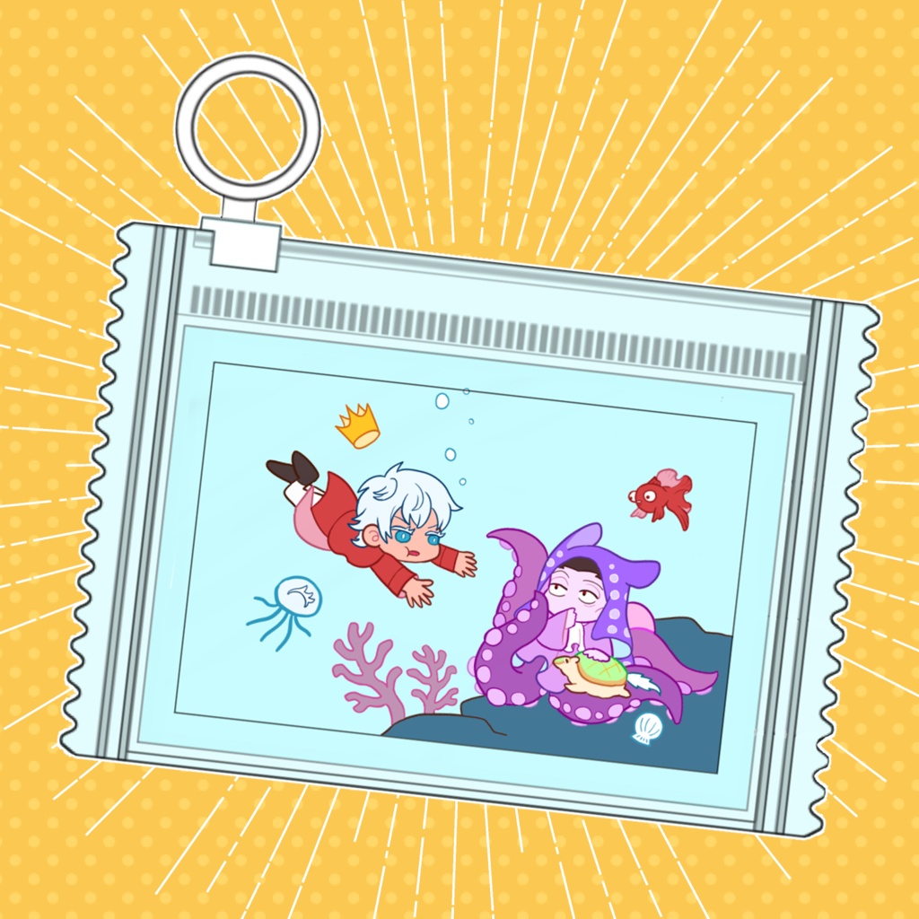 【展示】ミニジッパーポーチ