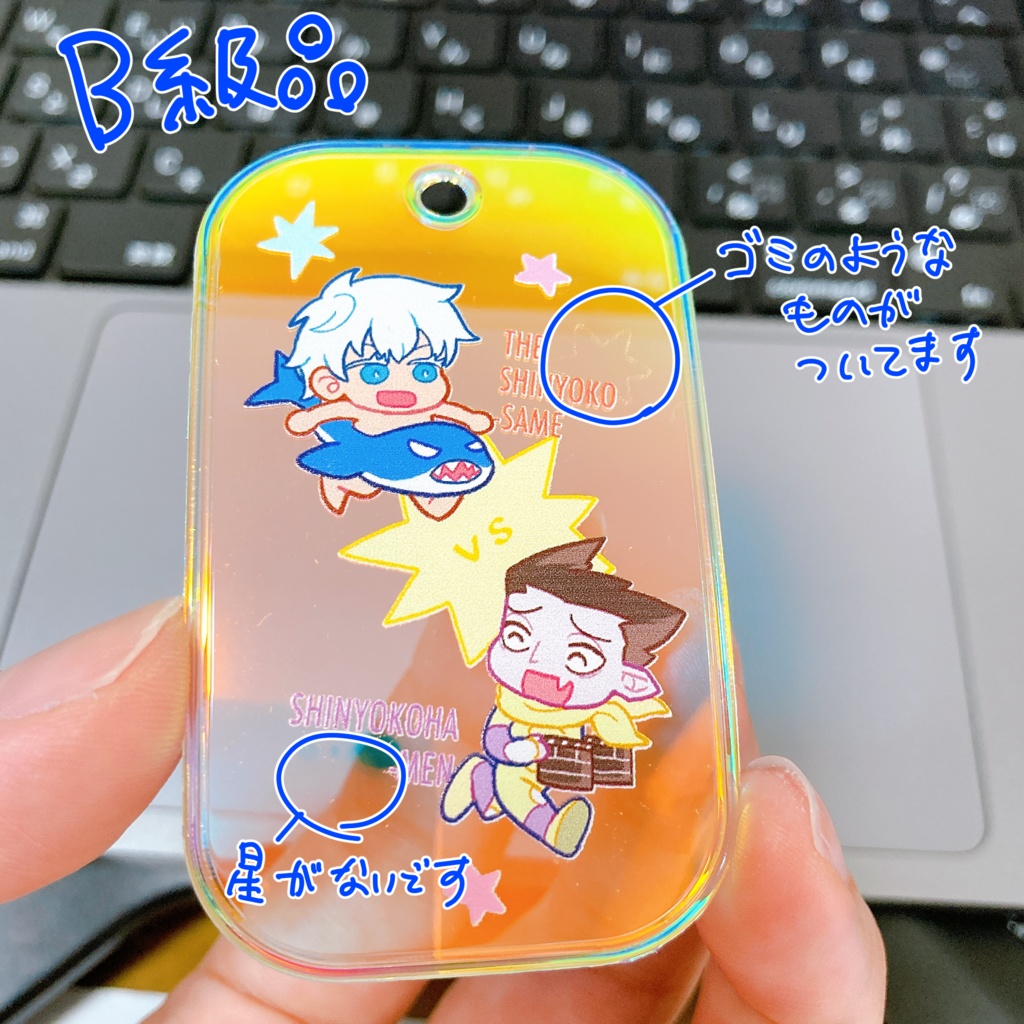 【展示】オーロラタグキーホルダー