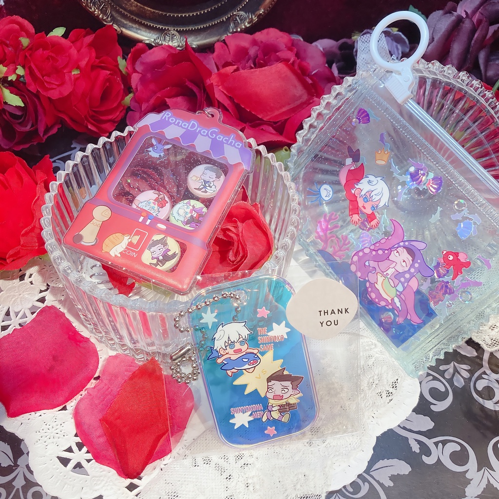 【展示】オーロラタグキーホルダー