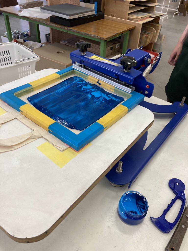 【展示】マリン柄ぺらトート