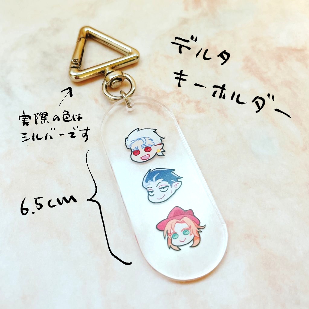 【頒布中】デルタキーホルダー