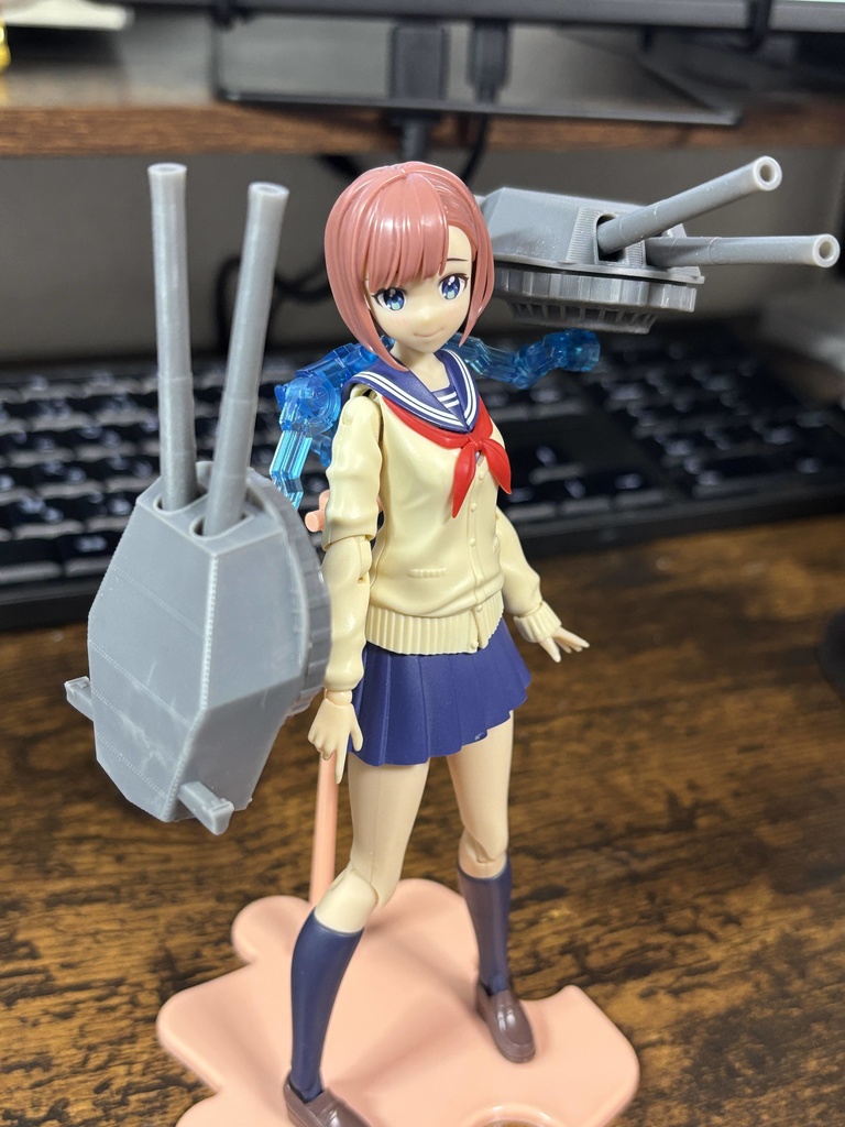 NON(1/10~1/12向け)米16インチ連装砲セット