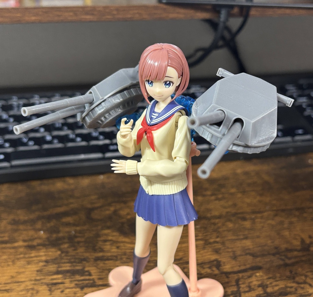 NON(1/10~1/12向け)米16インチ連装砲セット