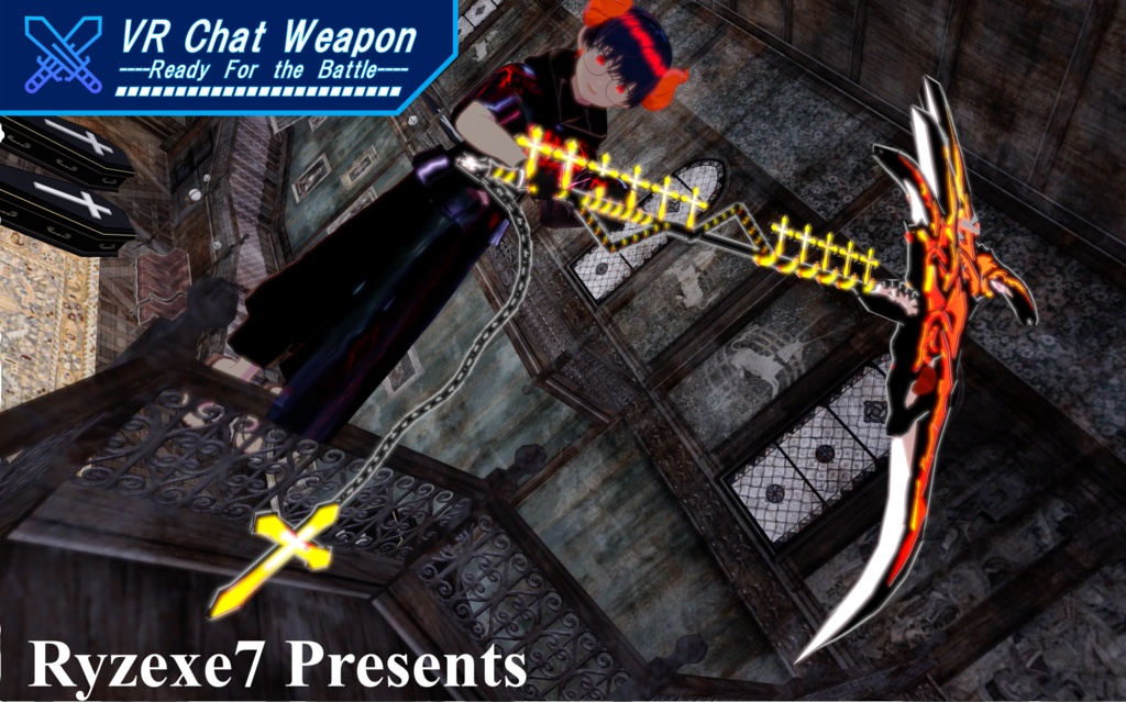 【3Dモデル】動く!鳴る! 大鎌 "悪魔" 【 Big Ripper "Devil" 】