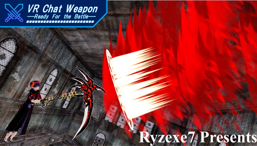 【3Dモデル】動く!鳴る! 大鎌 "悪魔" 【 Big Ripper "Devil" 】