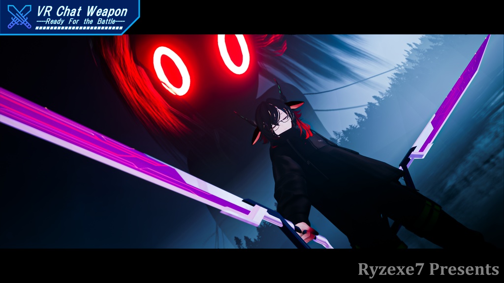 【3Dモデル】動く!鳴る! 双剣 "ローゼンブリッジ" 【 Twin Cutter "Rosen Bridge" 】