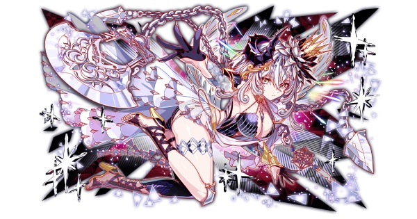 【3Dモデル】 銀鎖斧 "シルバーオール" 【 Chain Axe "Silver Ore" 】【クラッシュフィーバー】