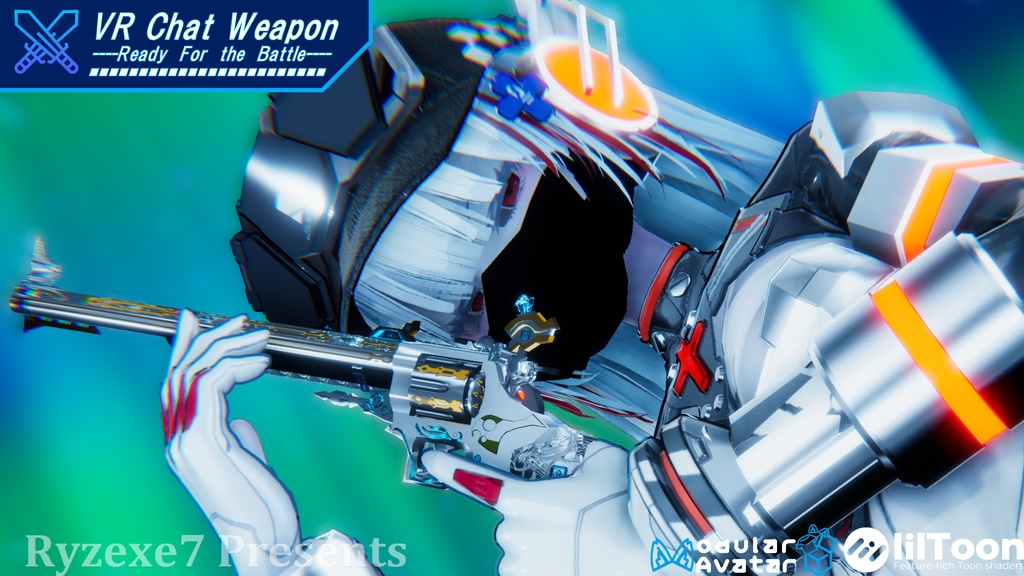 【3Dモデル】 拳銃 "ファントムトリガー" 【 Revolver "Phantom Trigger" 】