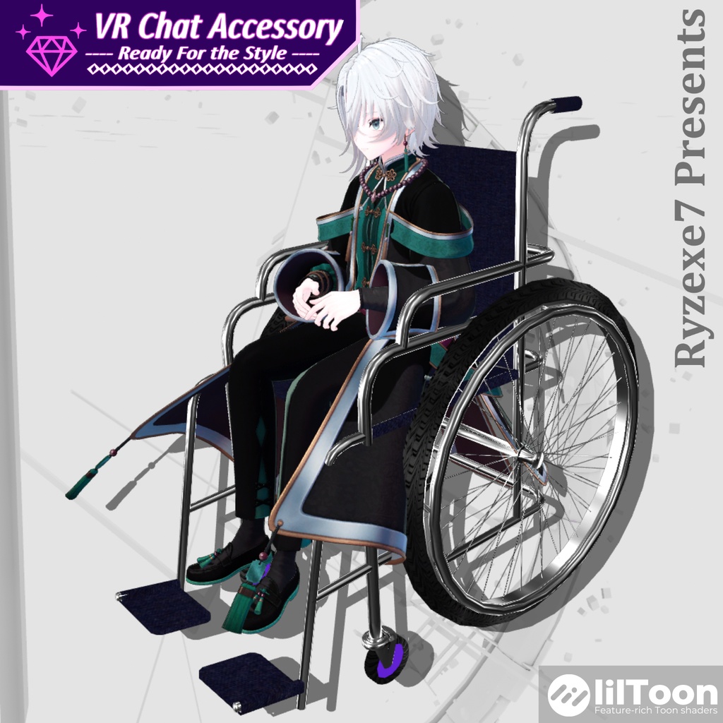 【3Dモデル】 車いす 【 Wheel Chair 】