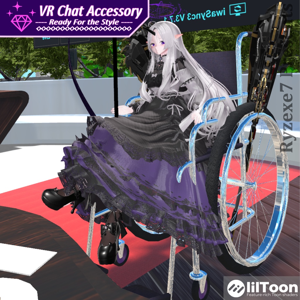 【3Dモデル】 車いす 【 Wheel Chair 】