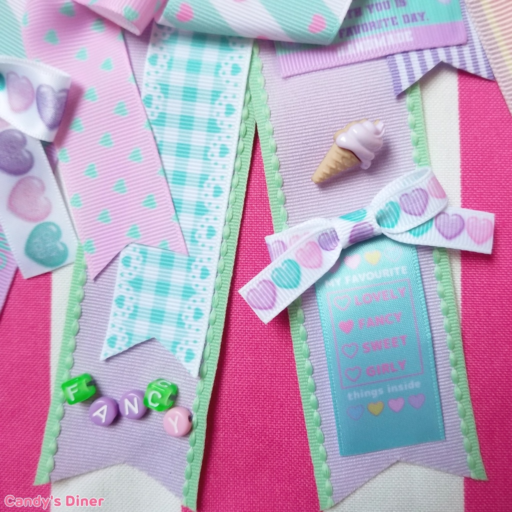 Icecream Parlor Rosette Brooch ③