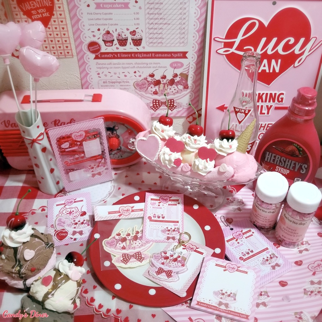 Candy's Diner menu アクリルスタンド