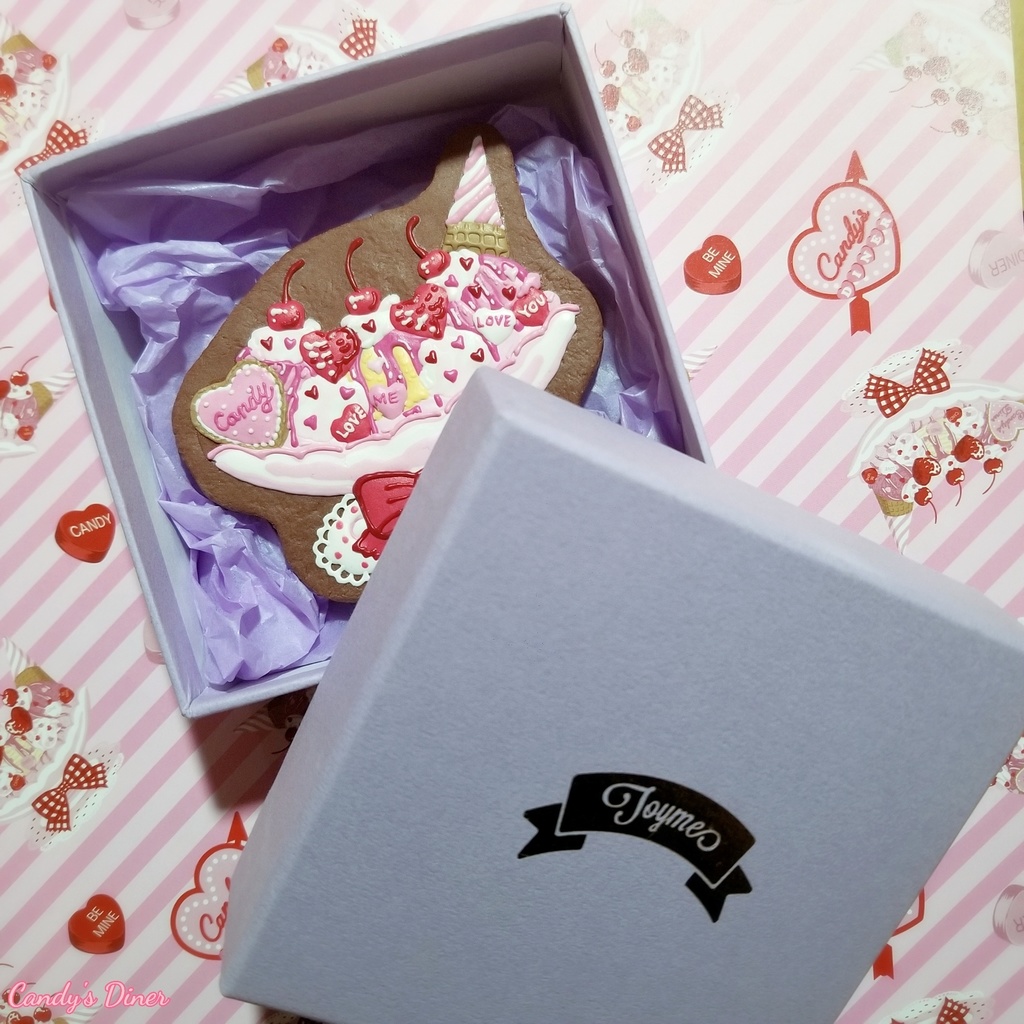 Candy Pink Banana Split Brooch