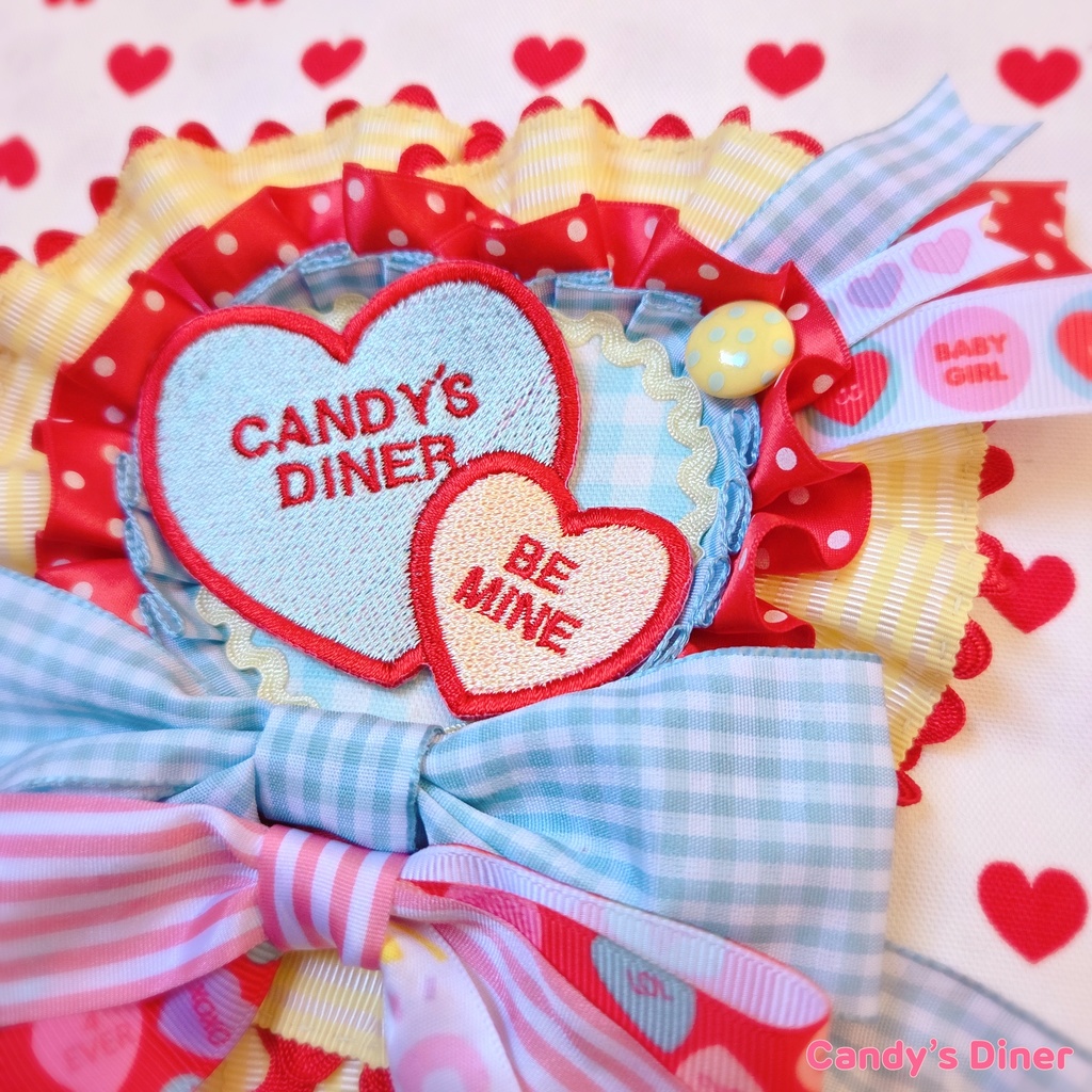 candy a love Rosette Brooch ⑩