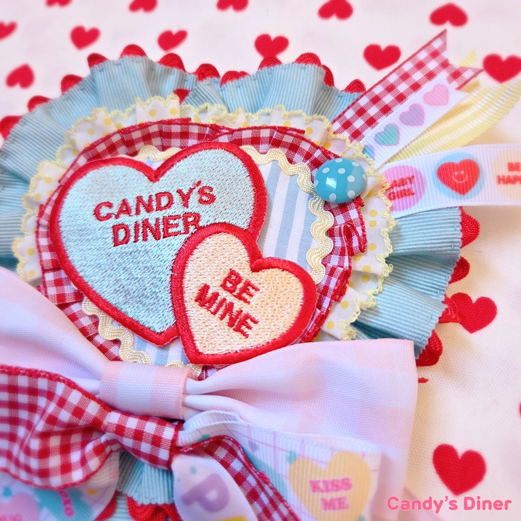 candy a love Rosette Brooch ⑨
