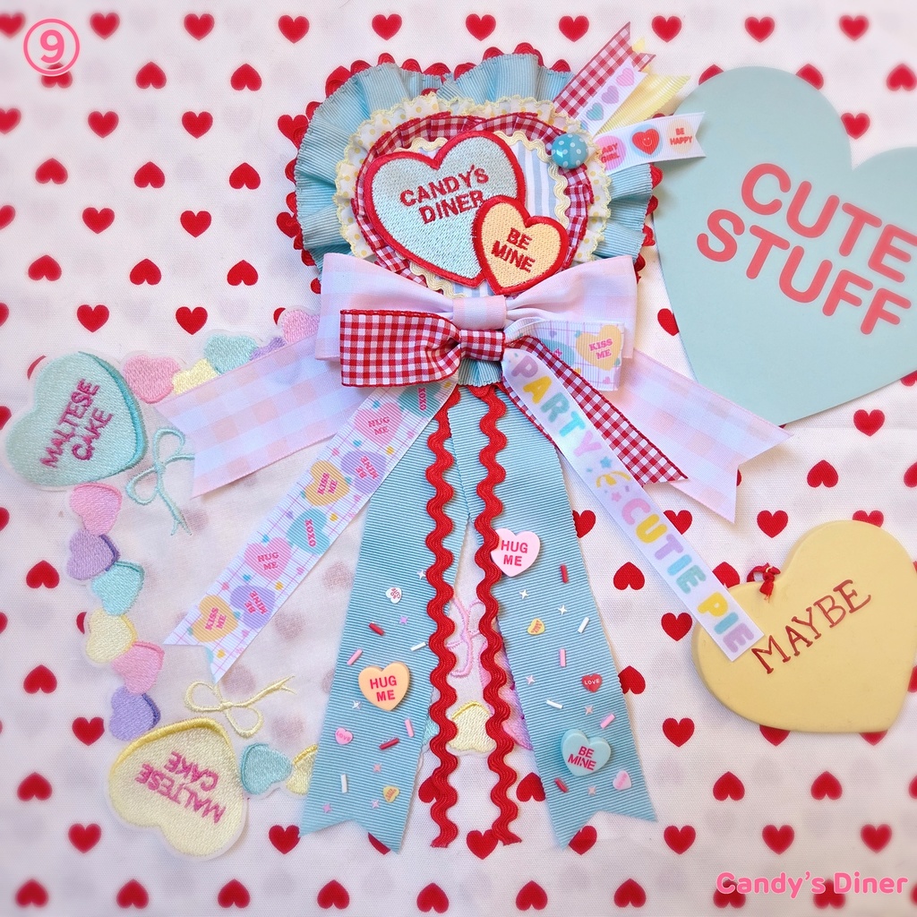 candy a love Rosette Brooch ⑨