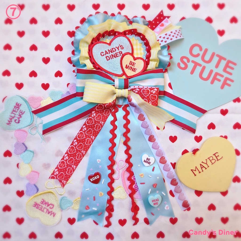 candy a love Rosette Brooch ➆