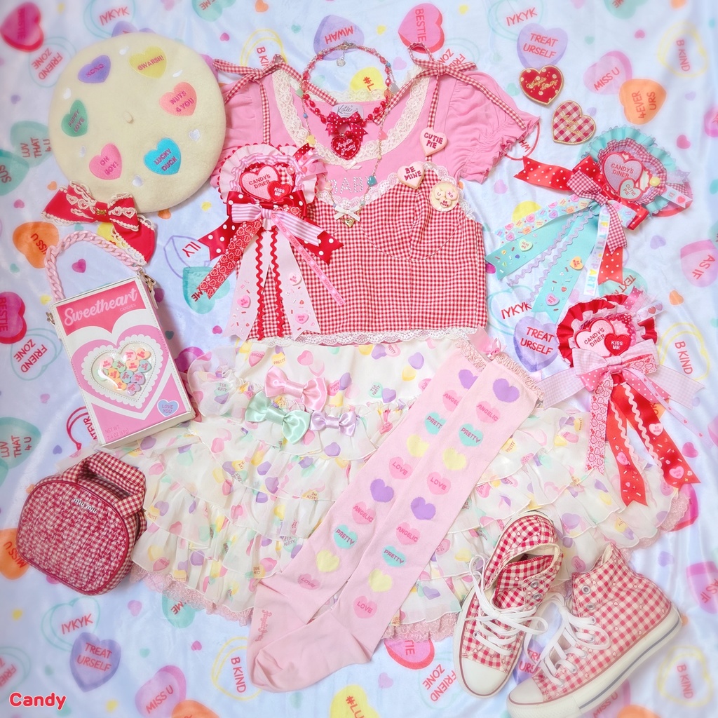 candy a love Rosette Brooch ➅