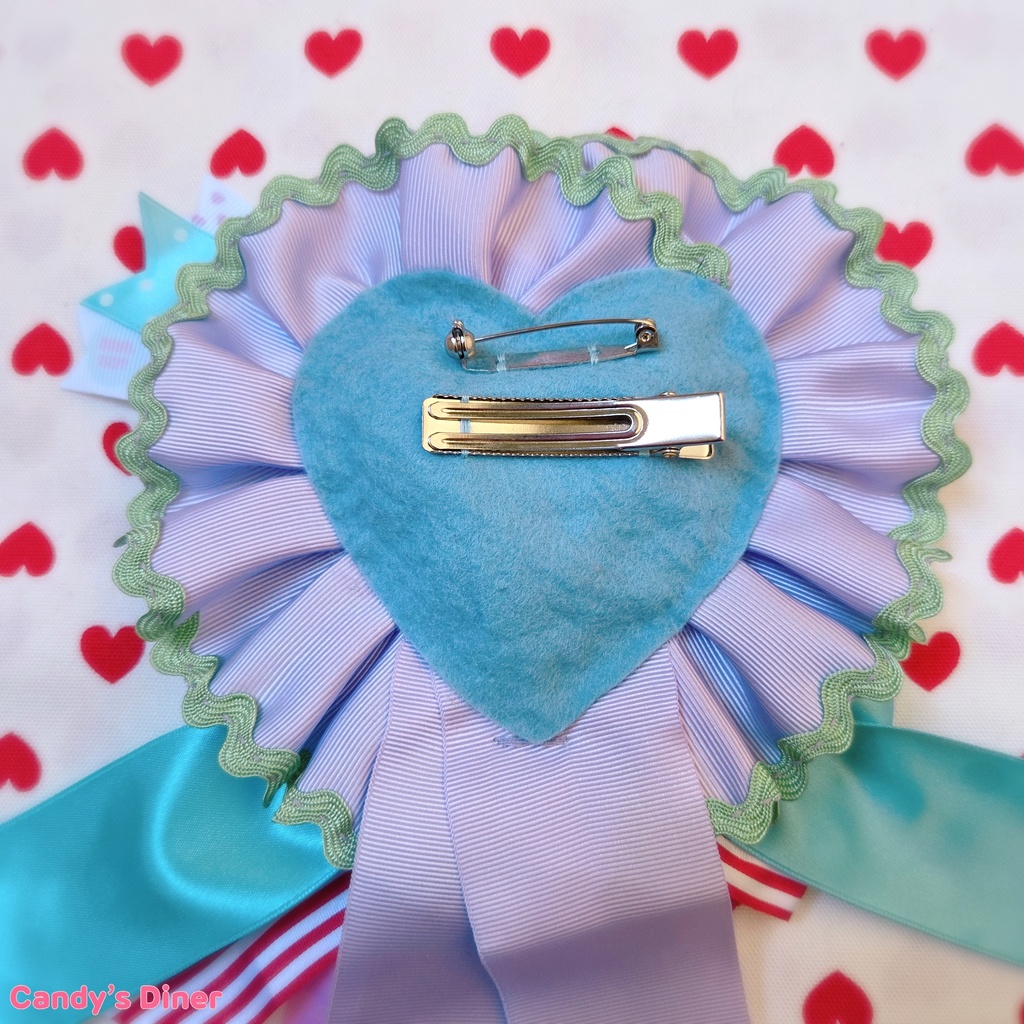 candy a love Rosette Brooch ⑤