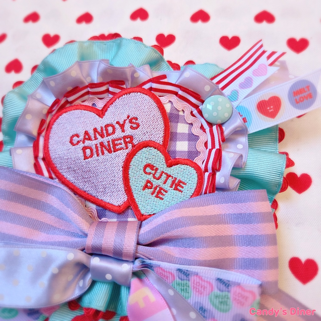 candy a love Rosette Brooch ④