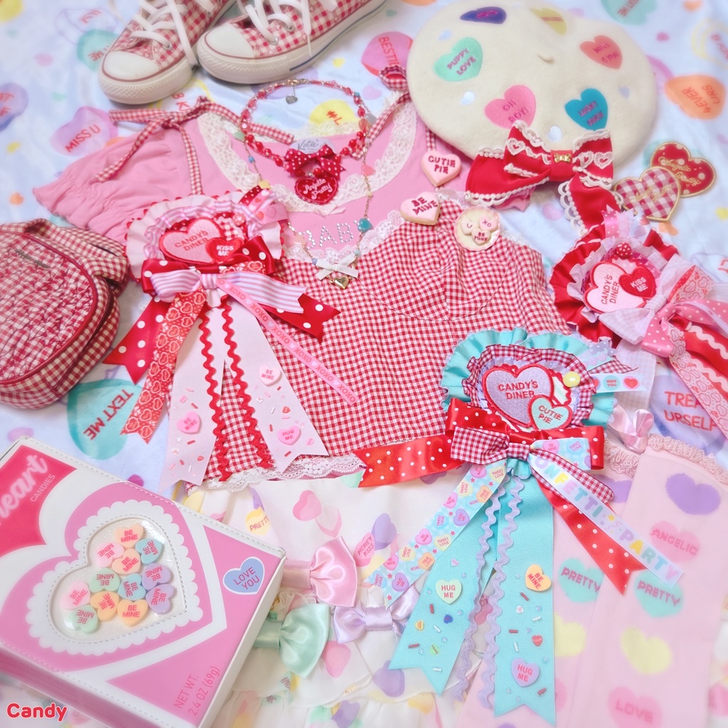 candy a love Rosette Brooch ➂