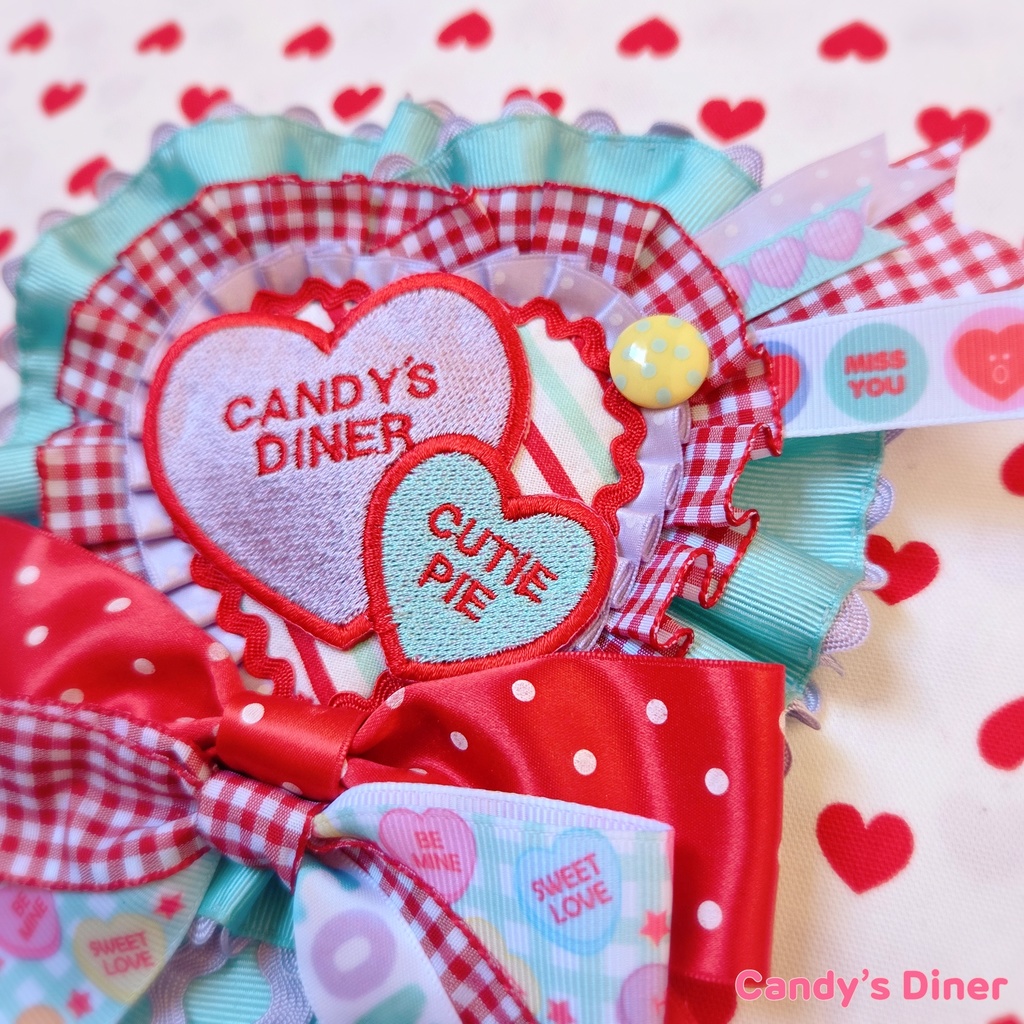 candy a love Rosette Brooch ➂
