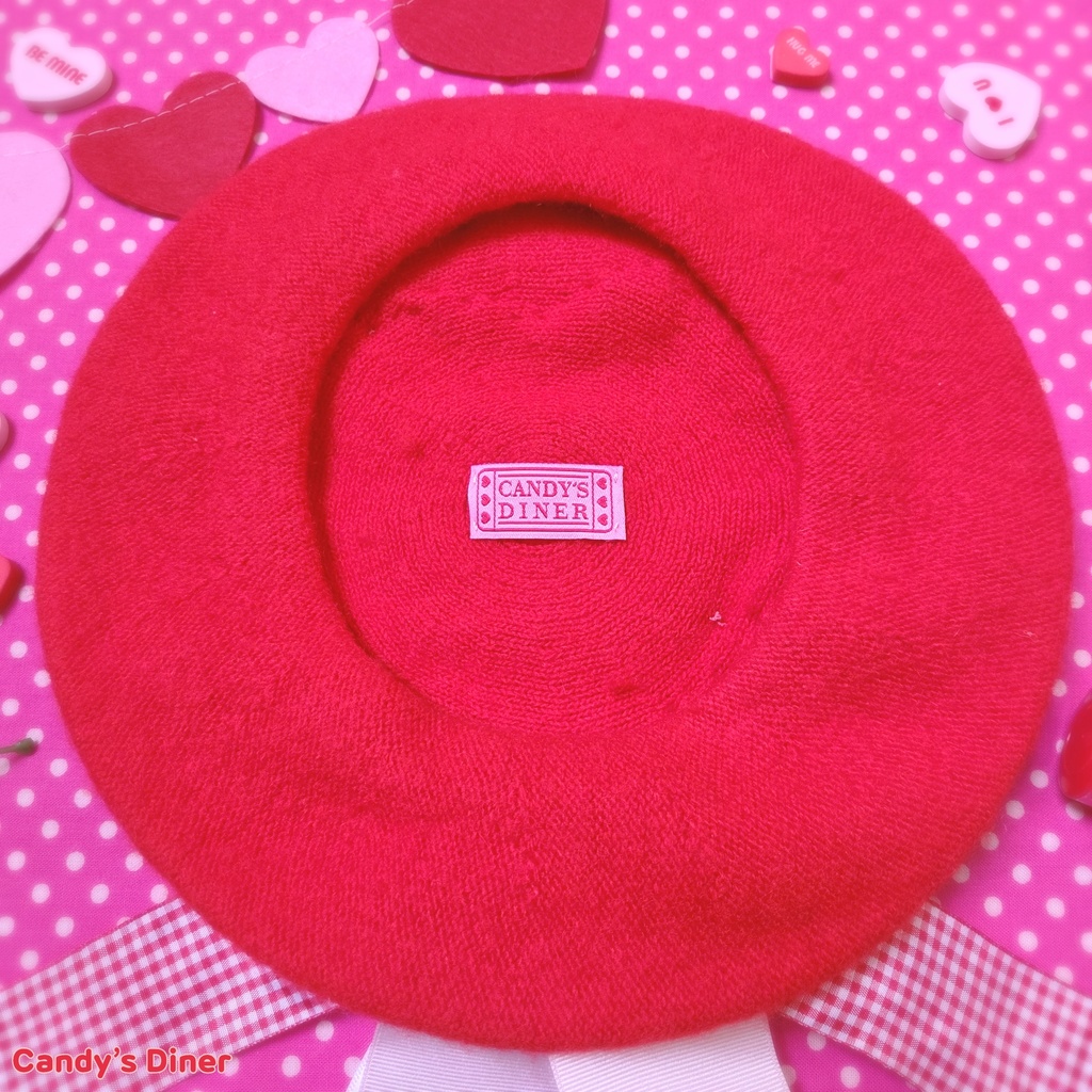 Candy Pink Banana Split Beret