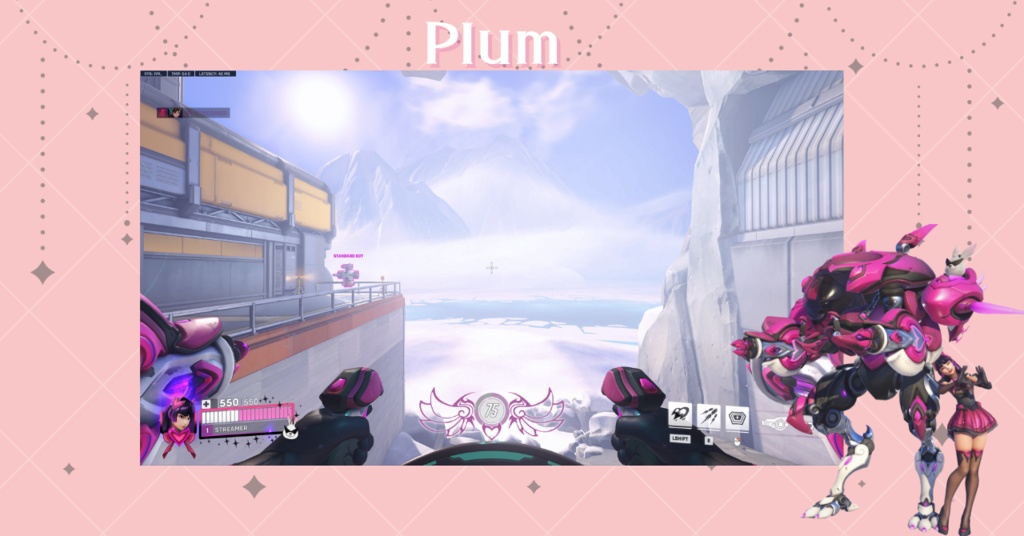 Overwatch 2 │ オーバーレイ │ ノクターナ風 │ Overlay │ D.va │ Nocturna │ DOKIWATCH