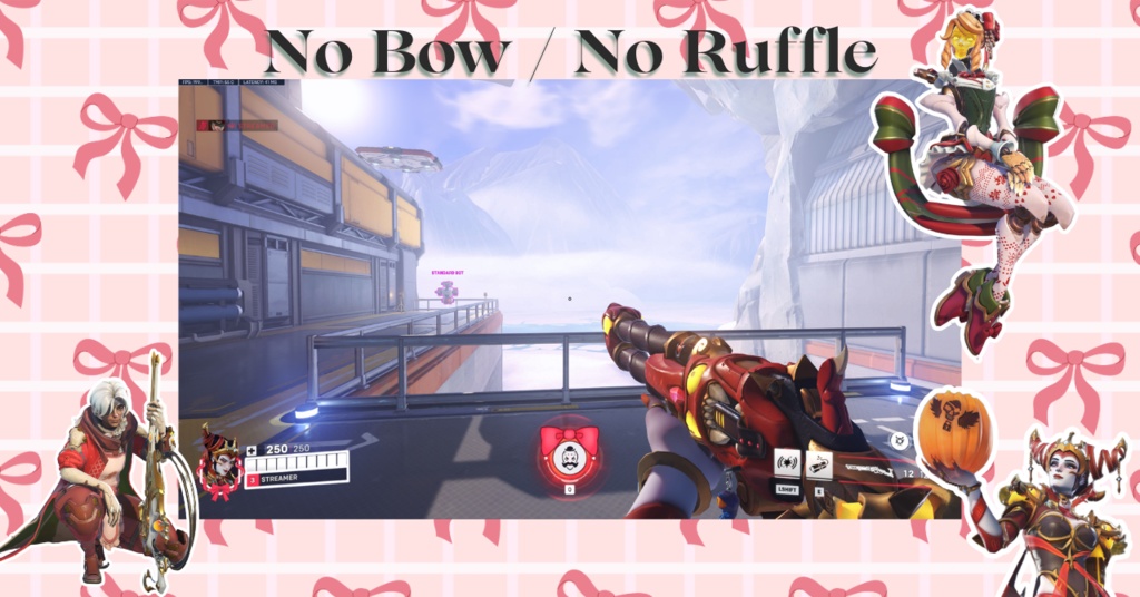 ✧Red │ Overwatch 2 │ オーバーレイ │ ロリータ風 │ Overlay │ Sweet Lolita │ Kawaii │ オーバーウォッチ2