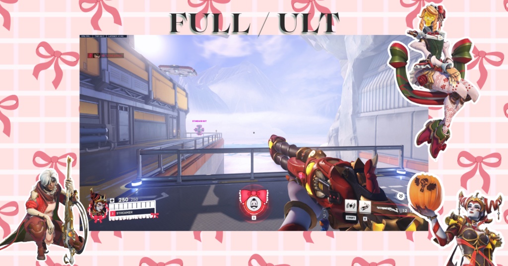 ✧Red │ Overwatch 2 │ オーバーレイ │ ロリータ風 │ Overlay │ Sweet Lolita │ Kawaii │ オーバーウォッチ2