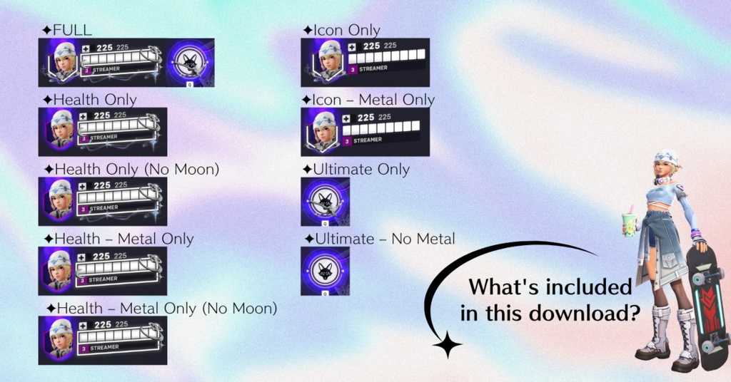 Overwatch 2 │ オーバーウォッチ2 │ オーバーレイ │ Y2K │ Overlay