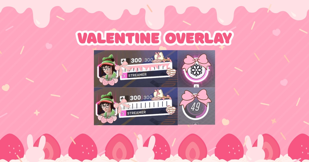 Overwatch 2 │ オーバーウォッチ2 │ オーバーレイ │ バレンタイン │ Overlay │ Valentine