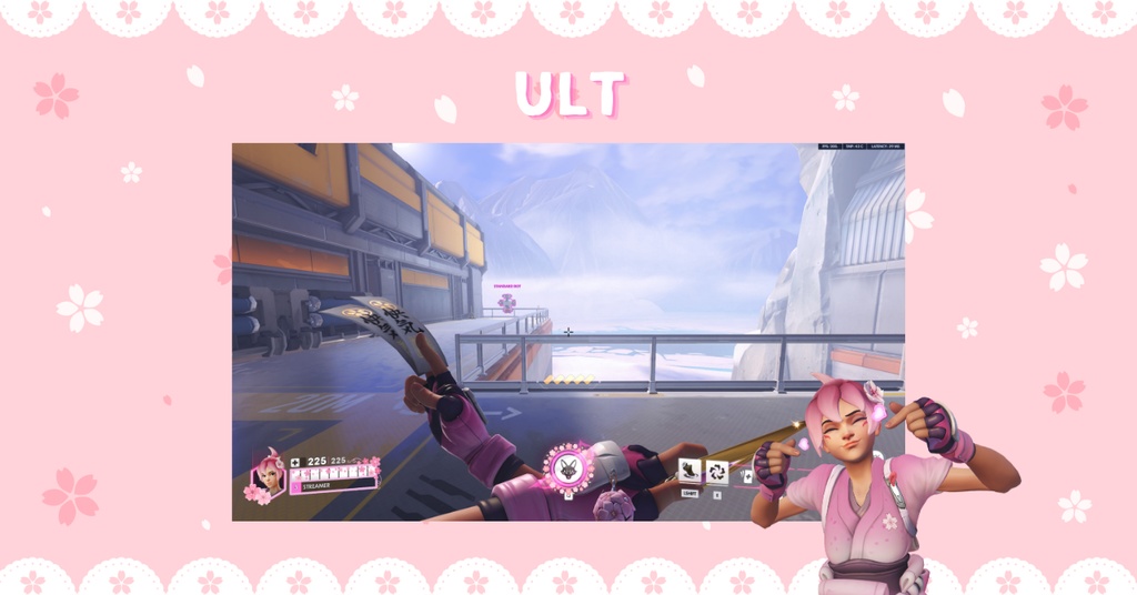 Overwatch │ オーバーウォッチ │ オーバーレイ │ 桜 │ Overlay │ Sakura │ Cherry blossom