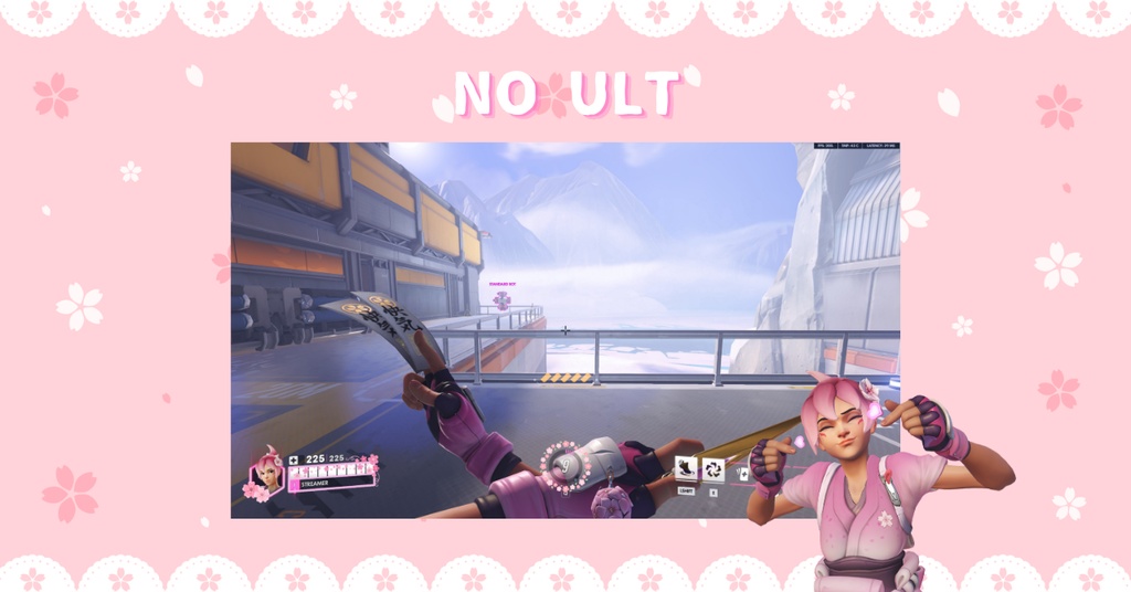 Overwatch │ オーバーウォッチ │ オーバーレイ │ 桜 │ Overlay │ Sakura │ Cherry blossom