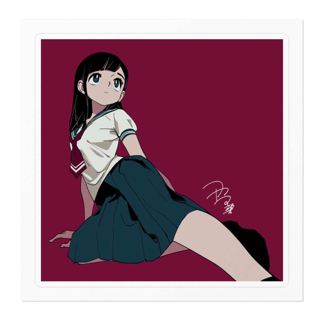 セーラー服 ステッカー