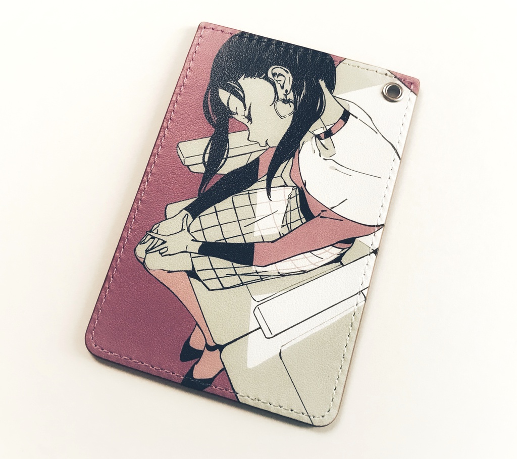 まどろむ少女 パスケース