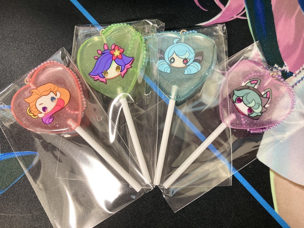 ロリポップアクリルキーホルダー