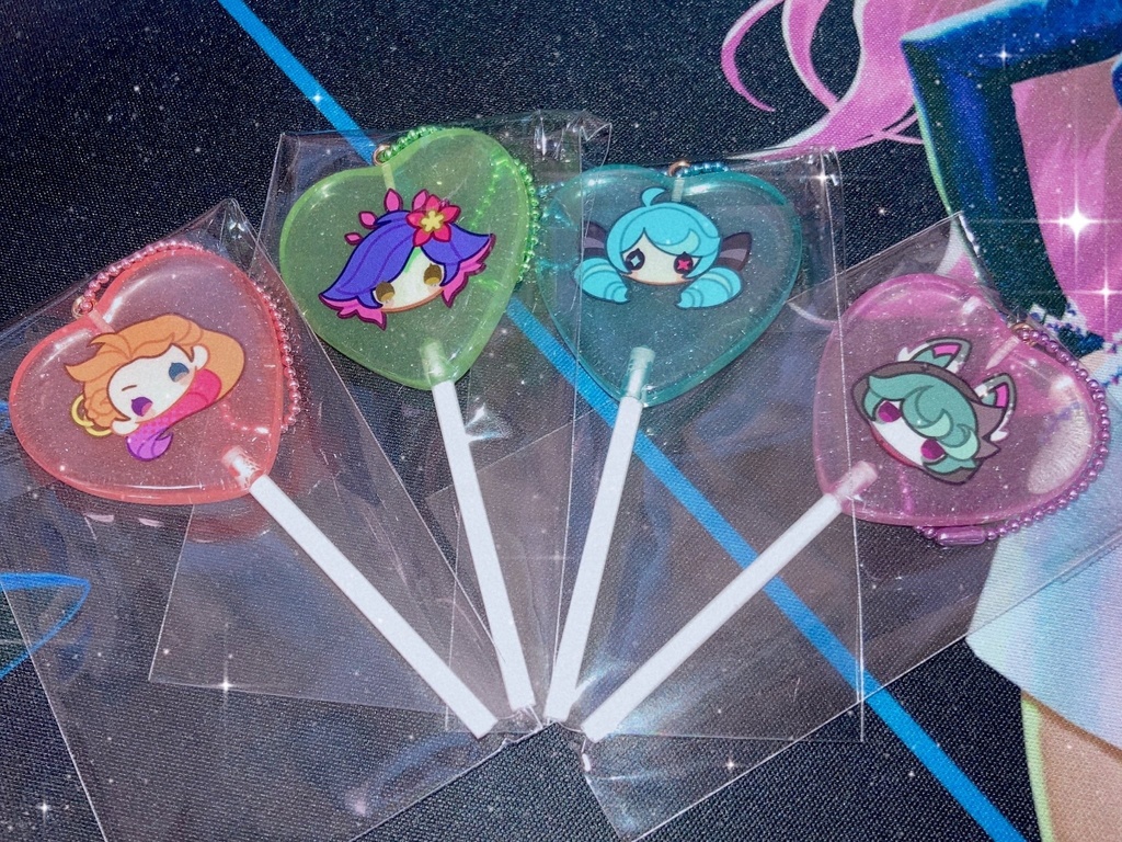 ロリポップアクリルキーホルダー