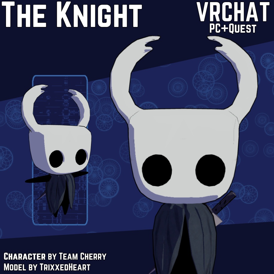 The Knight | Hollow Knight Fan-Model | VRChat Avatar PC+Quest