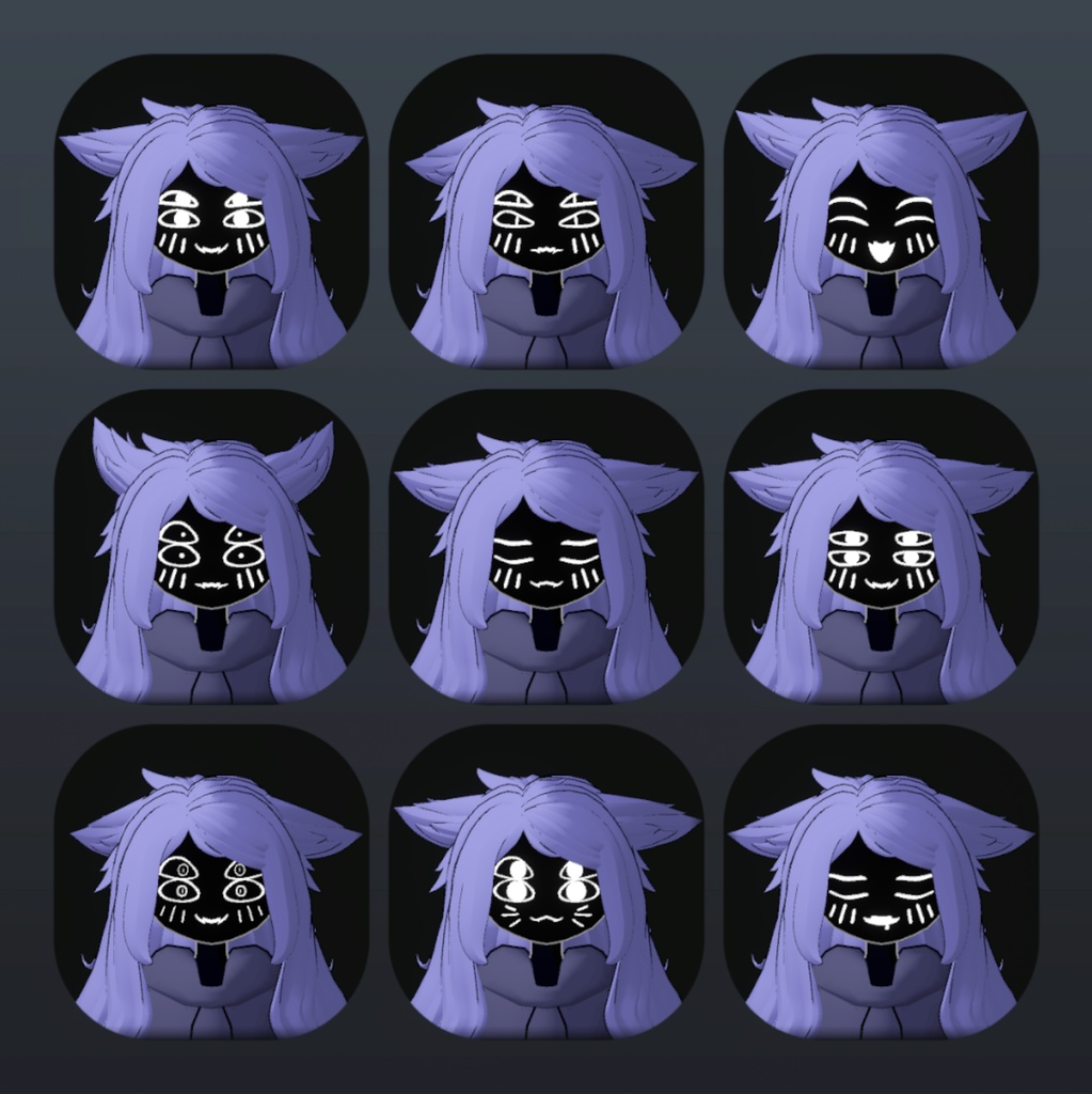 ネクロメル 3.0 | VRChat Avatar PC