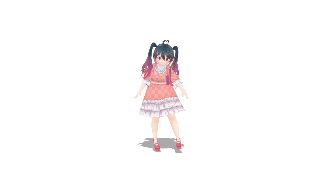 【オリジナル3Ⅾモデル】3Ⅾキャラクター「伊藤瀧葉」