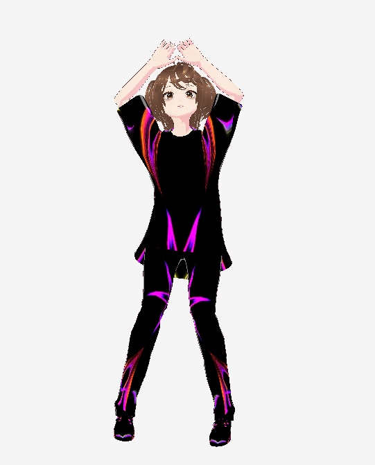 オリジナル3dモデル坂本和子vrm