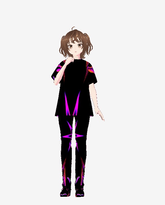 オリジナル3dモデル坂本和子vrm