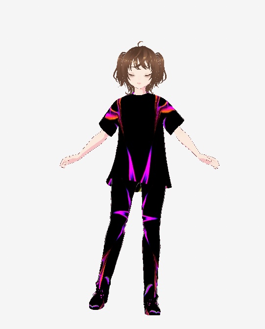 オリジナル3dモデル坂本和子vrm