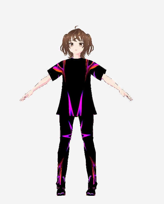 オリジナル3dモデル坂本和子vrm